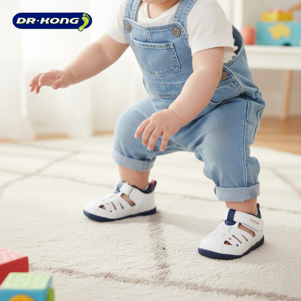 Dr. Kong Baby 123 Smart Footbed Sandals  B13232W001