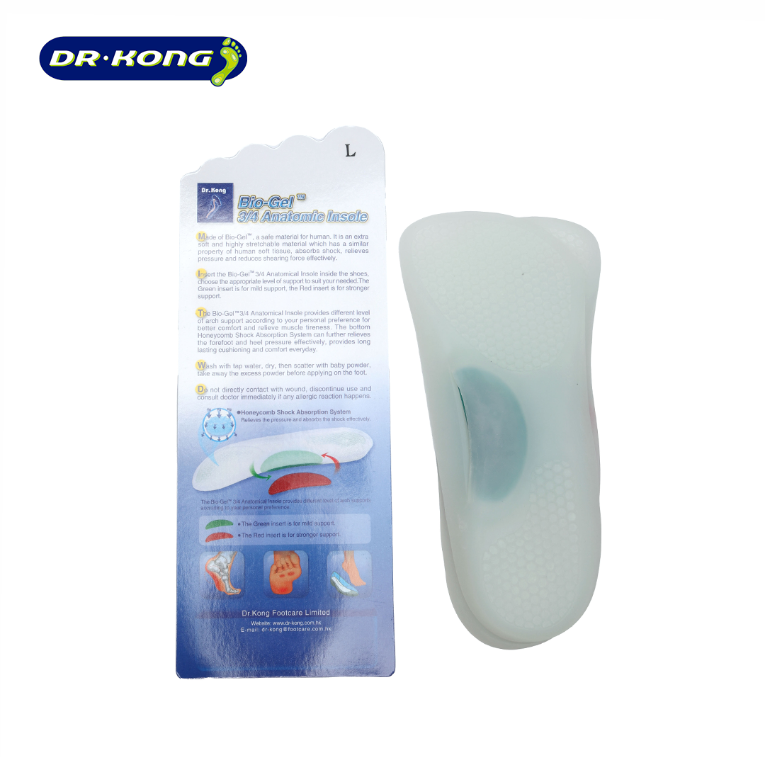 Dr. Kong Bio-Gel 3/4 Anatomic Insole DKA41